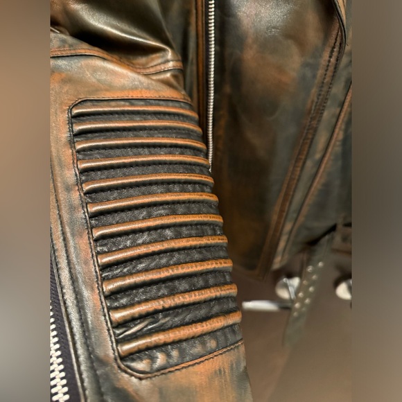 Leather Jacket - Biker Ribbles - Picture 5 of 14
